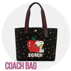 Coach x Peanuts Tote with Snoopy